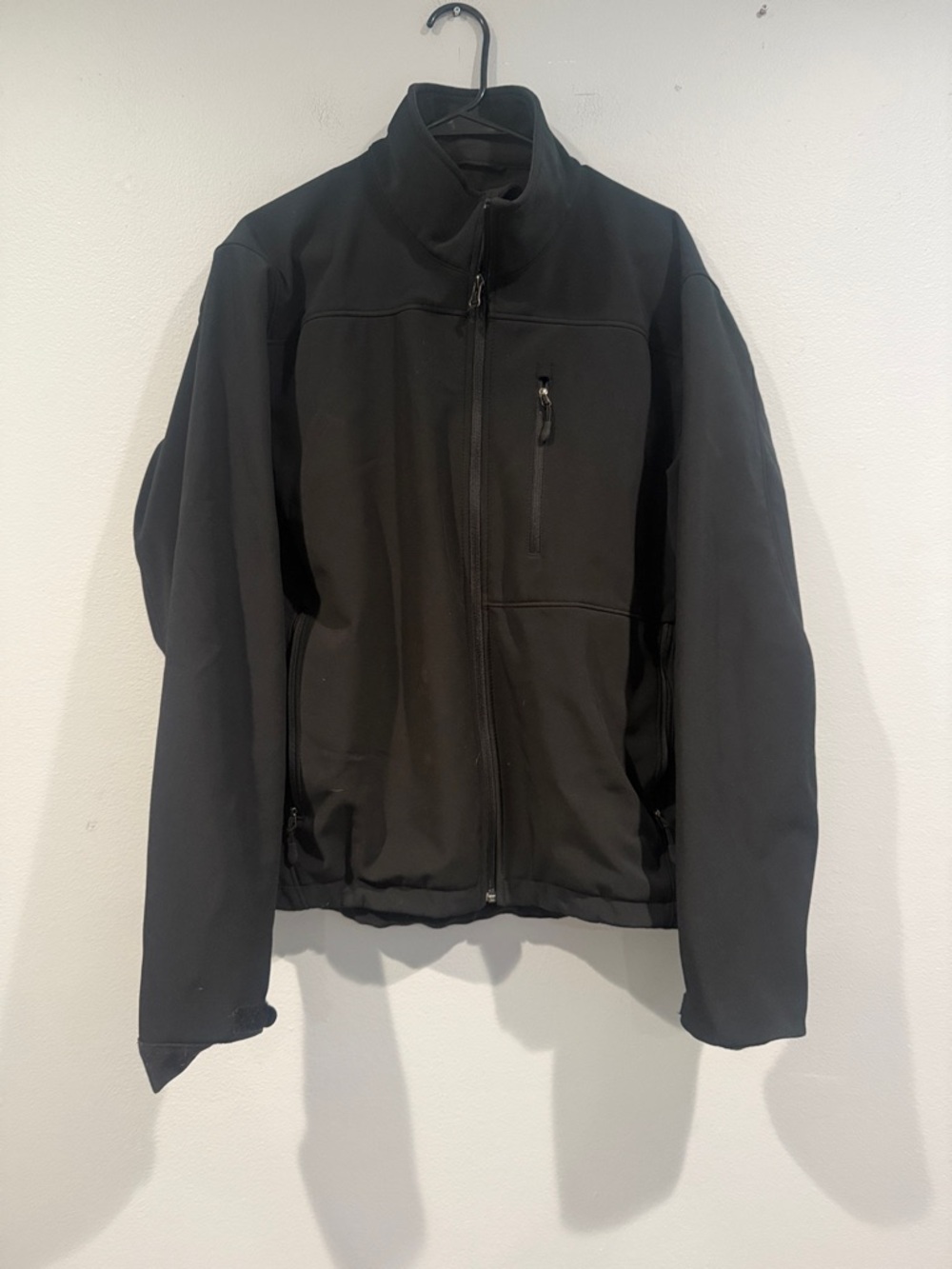 Kirkland Signature Men's Black Windbreaker Jacket
